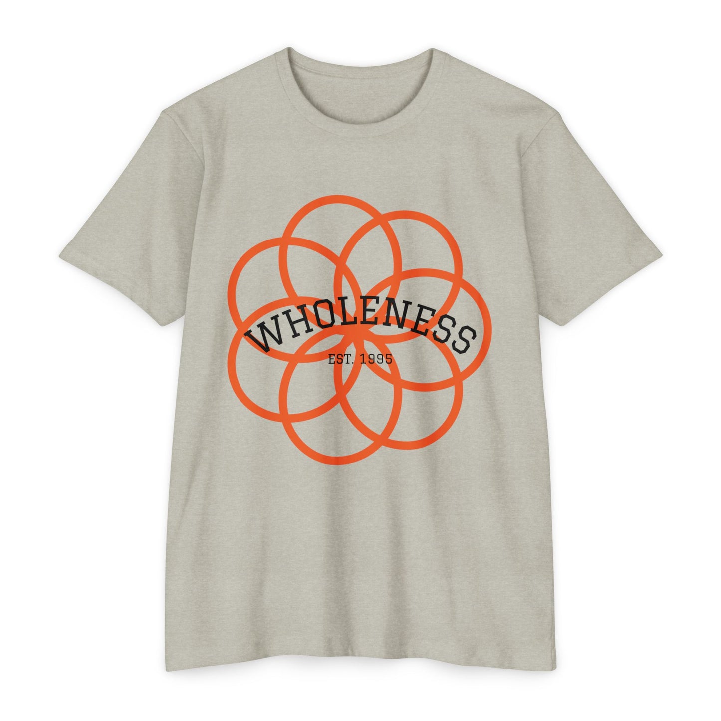Wholeness Flower Graphic T-Shirt — Mindfulness Wellness Tee