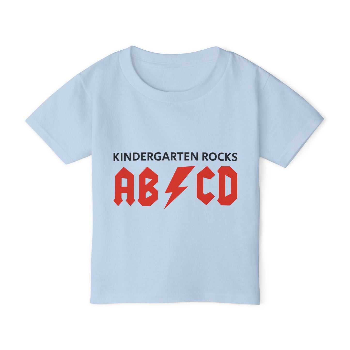 Kindergarten Rocks Toddler T-Shirt — AB/CD Lightning Graphic