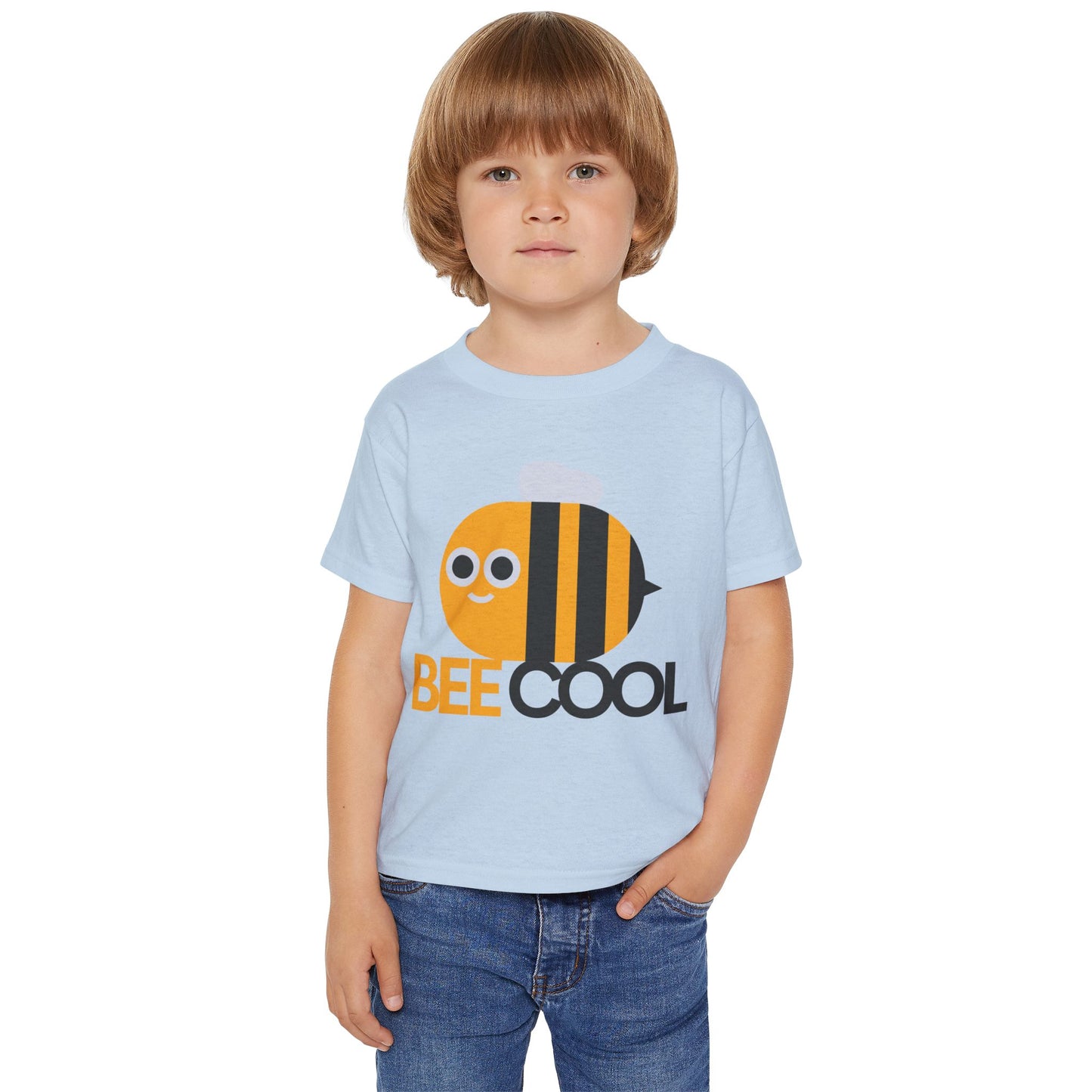 Bee Cool Toddler T-Shirt — Cute Bumblebee Graphic Kids Tee