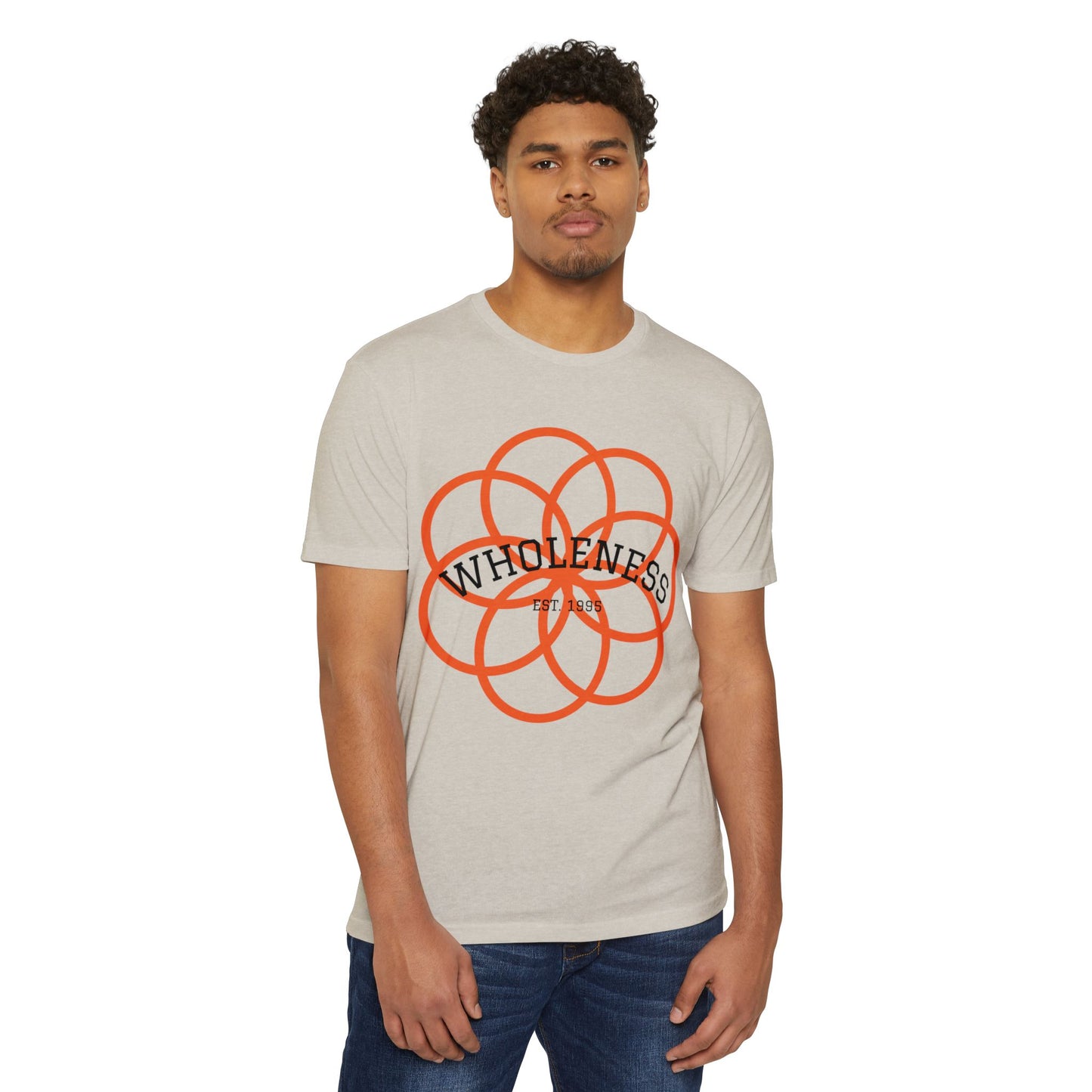 Wholeness Flower Graphic T-Shirt — Mindfulness Wellness Tee