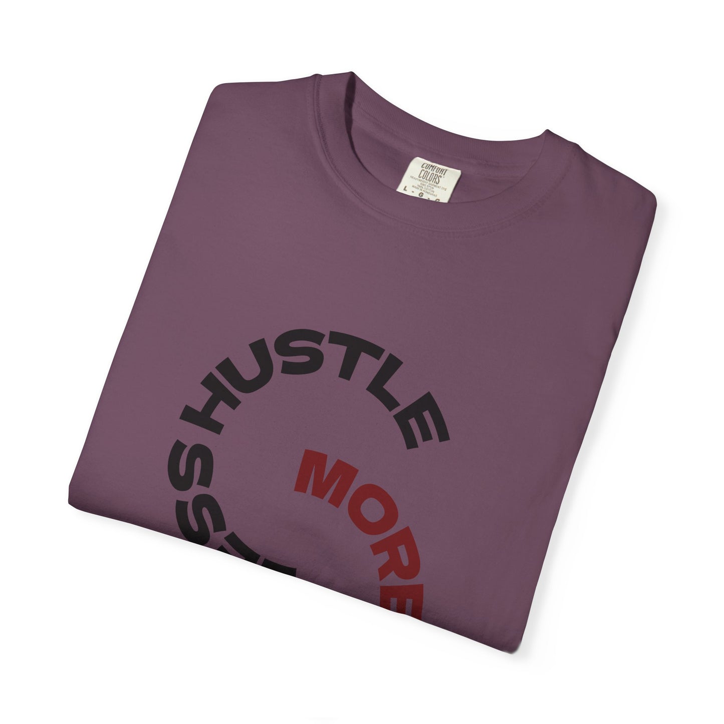 Coffee Hustle T-Shirt — “More Coffee, Less Hustle” Graphic Tee (Take a Sip)