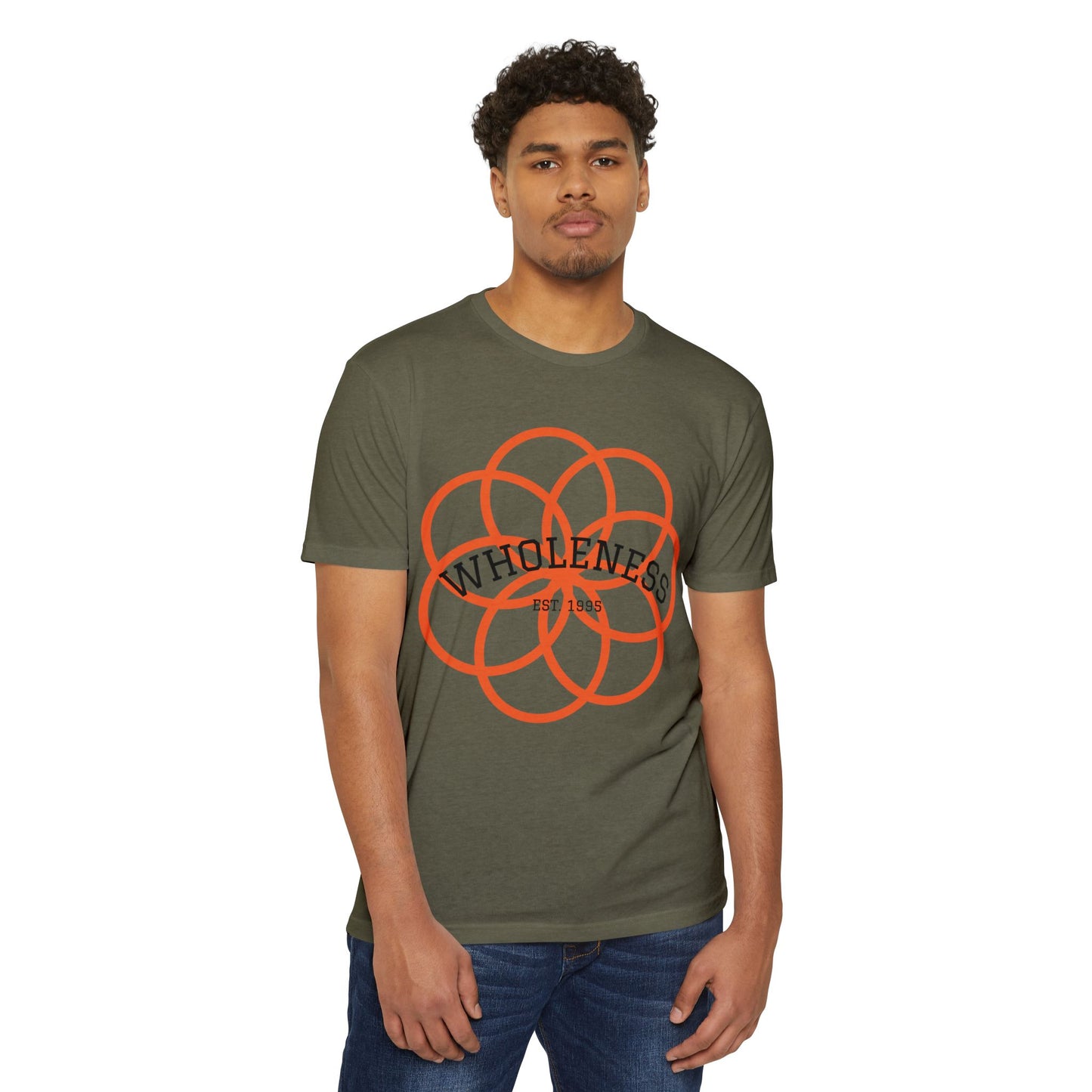 Wholeness Flower Graphic T-Shirt — Mindfulness Wellness Tee