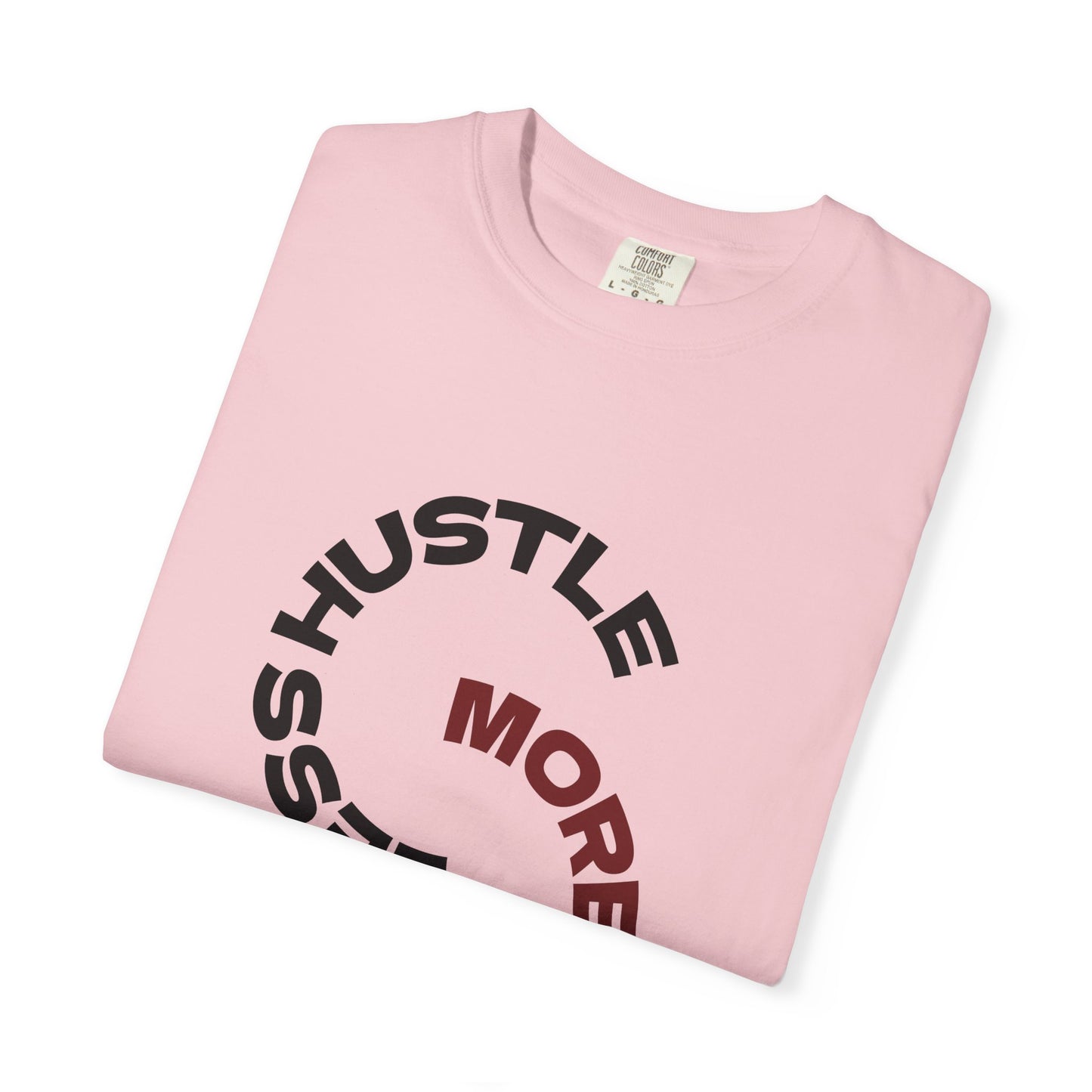 Coffee Hustle T-Shirt — “More Coffee, Less Hustle” Graphic Tee (Take a Sip)