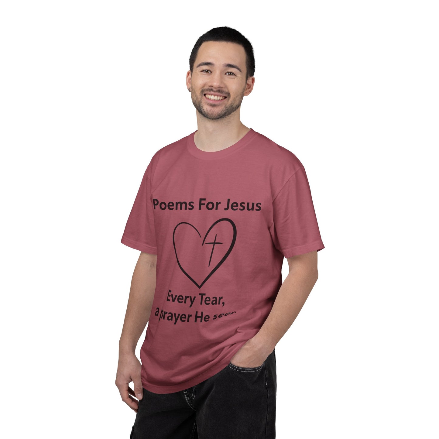 + 1 Poem For Jesus- Unisex Garment-Dyed T-shirt