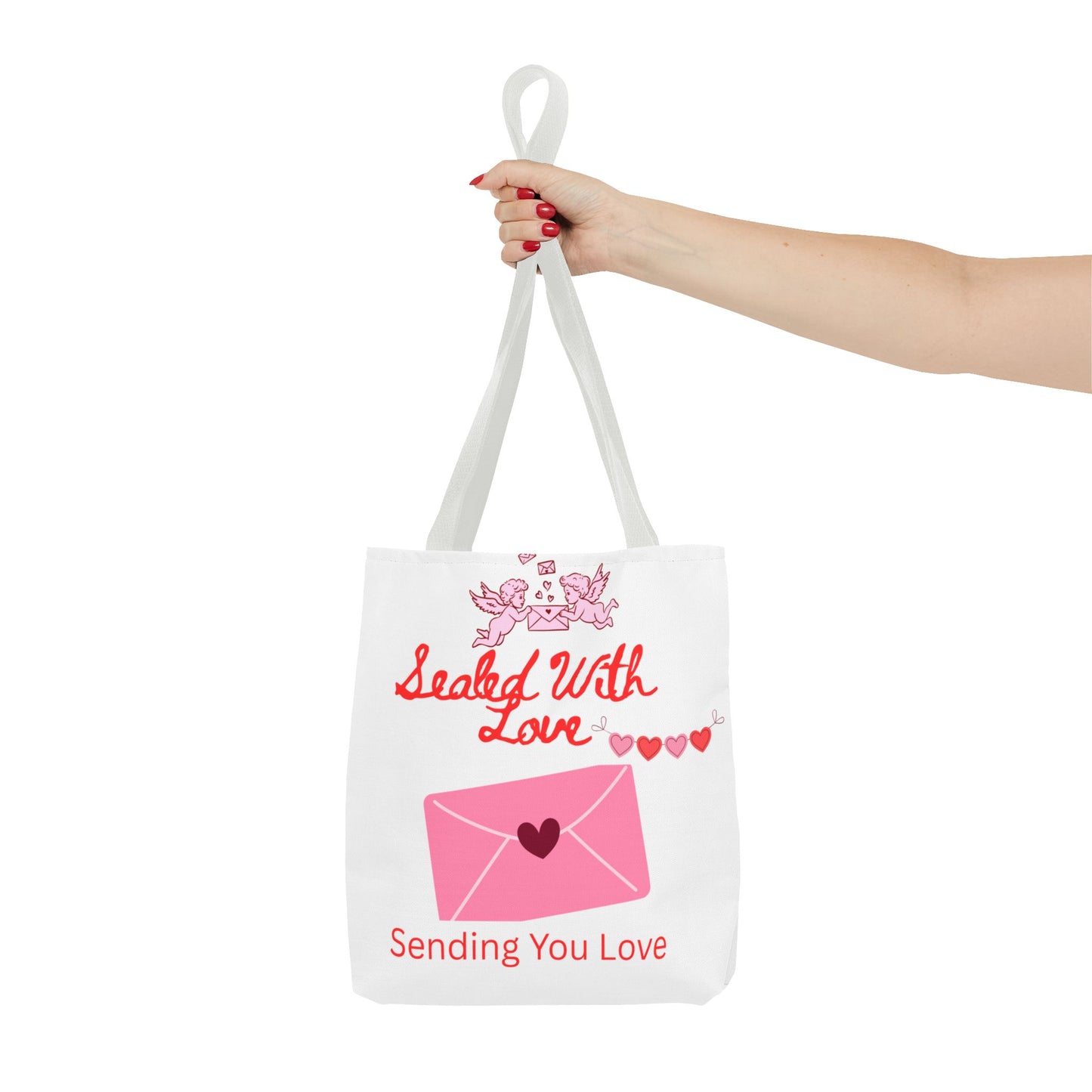 Sealed With Love Tote Bag — 'Sending You Love' Valentine Gift Tote