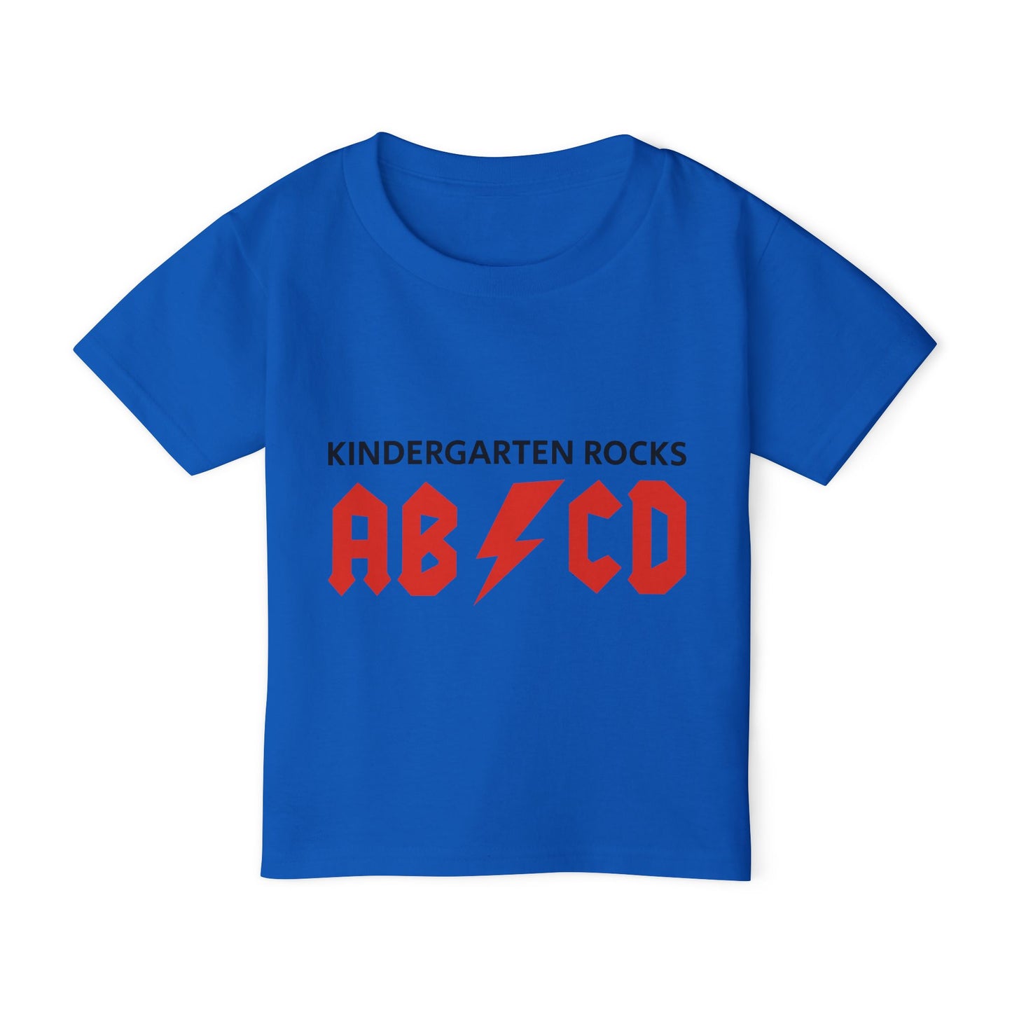 Kindergarten Rocks Toddler T-Shirt — AB/CD Lightning Graphic