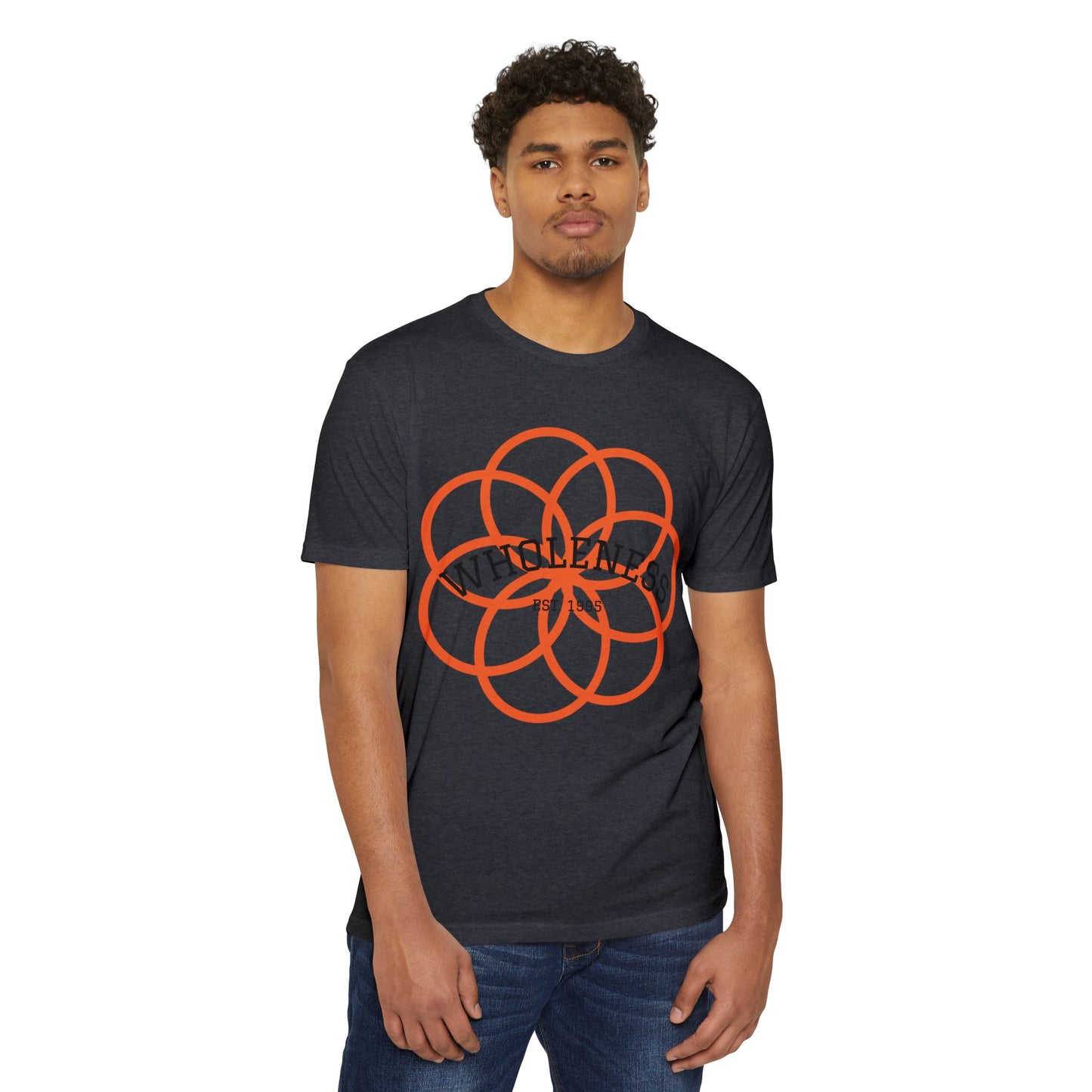 Wholeness Flower Graphic T-Shirt — Mindfulness Wellness Tee