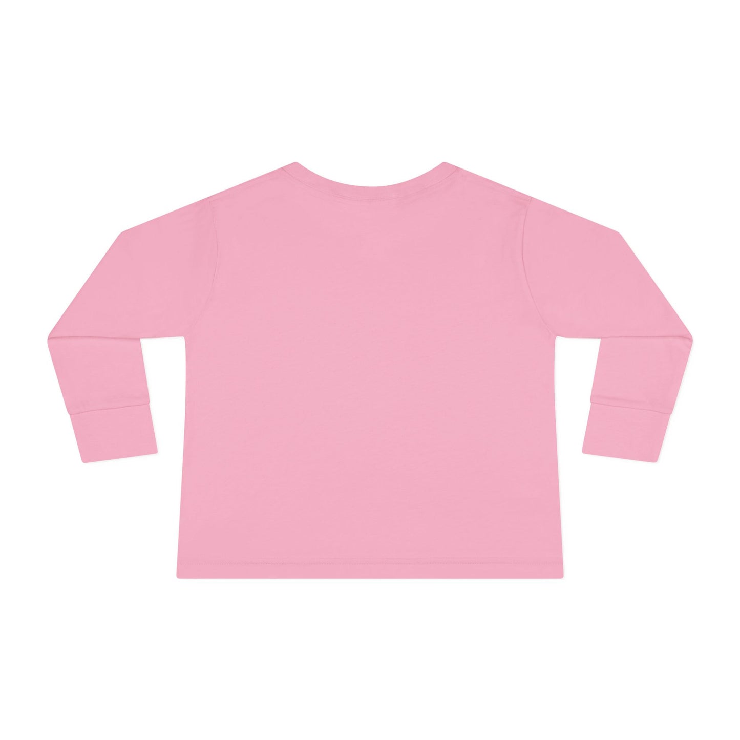 Toddler Long Sleeve Tee — Cute Toy Bear & Blocks Print