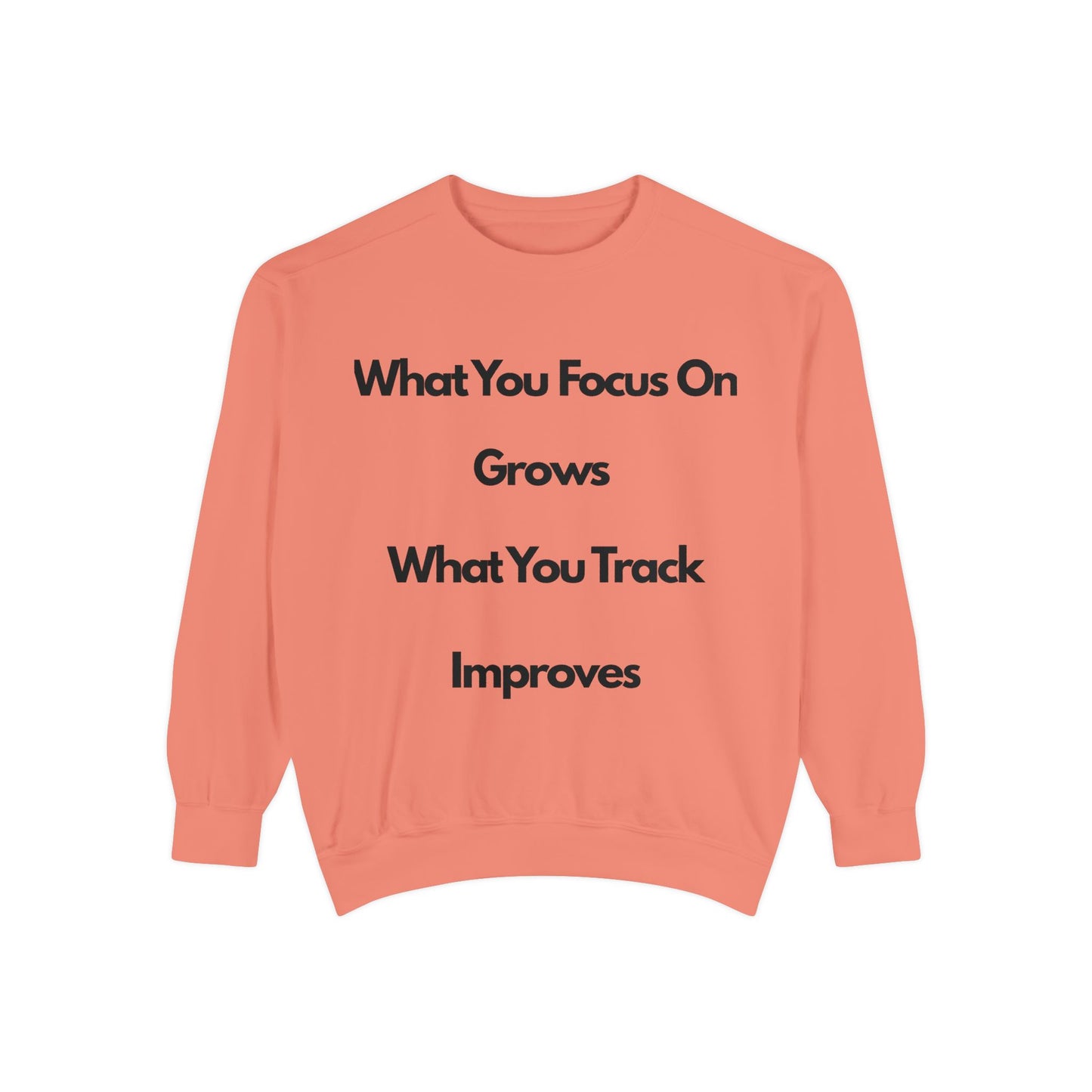 Stay Focus- Unisex Garment-Dyed Sweatshirt