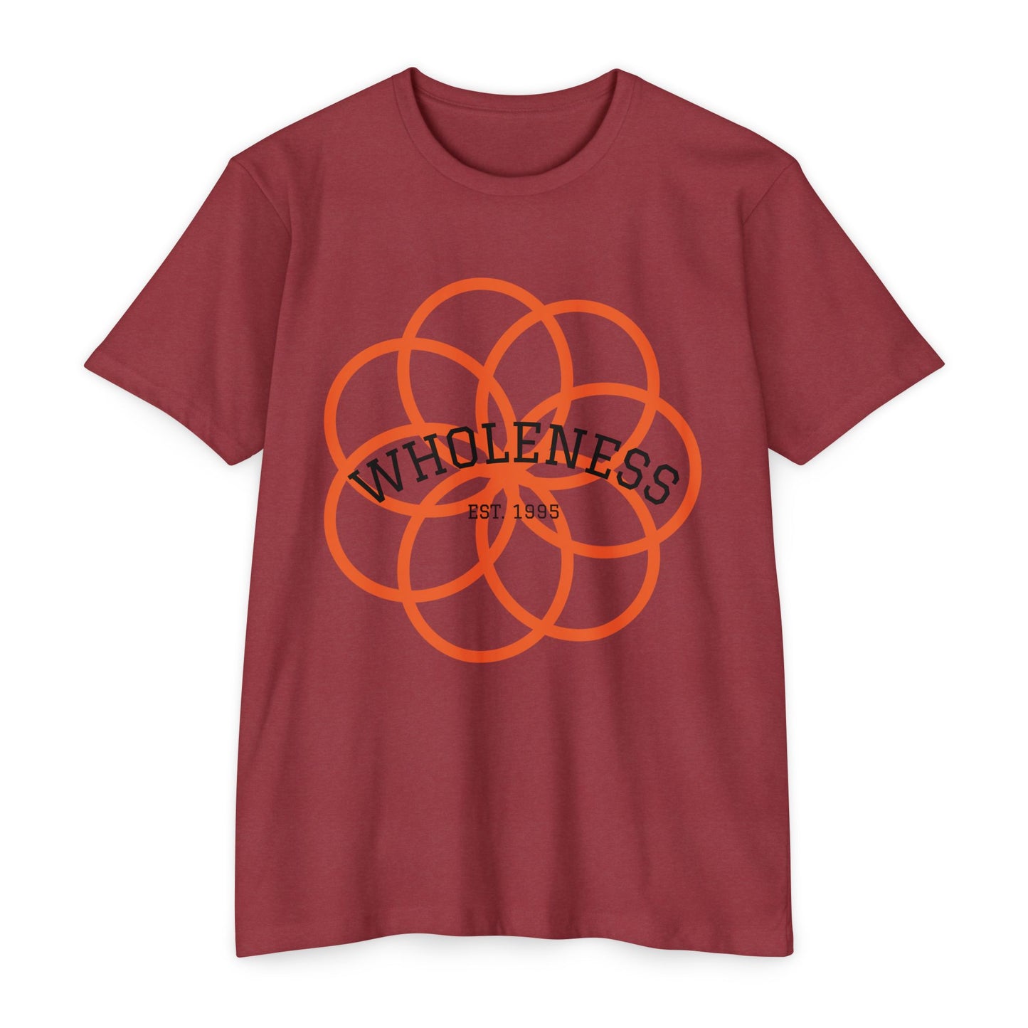 Wholeness Flower Graphic T-Shirt — Mindfulness Wellness Tee