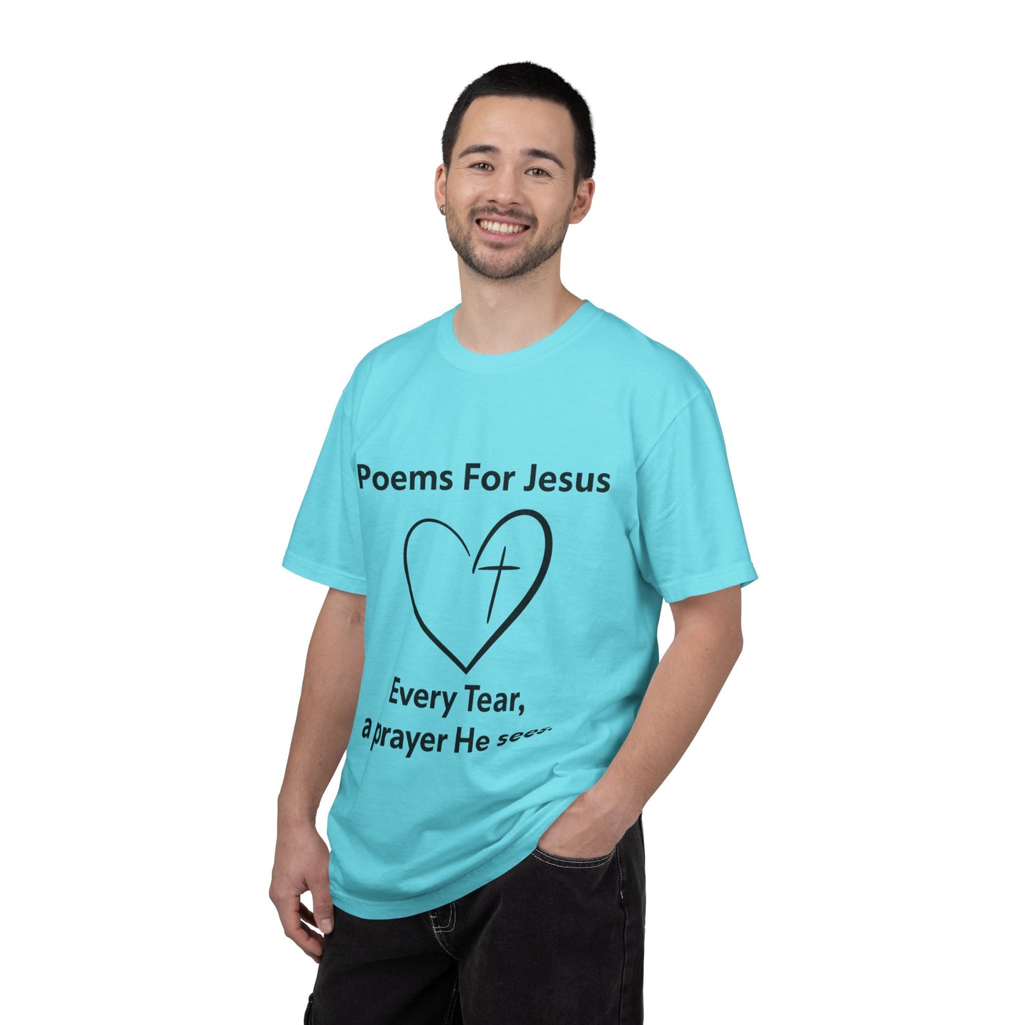 + 1 Poem For Jesus- Unisex Garment-Dyed T-shirt