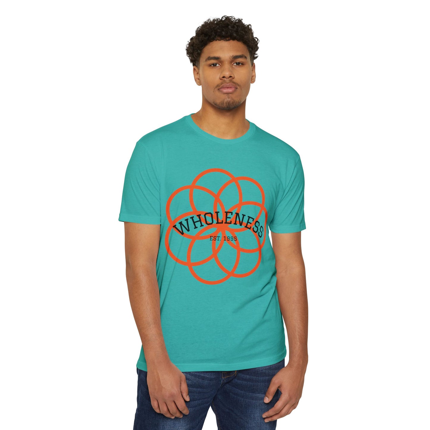 Wholeness Flower Graphic T-Shirt — Mindfulness Wellness Tee