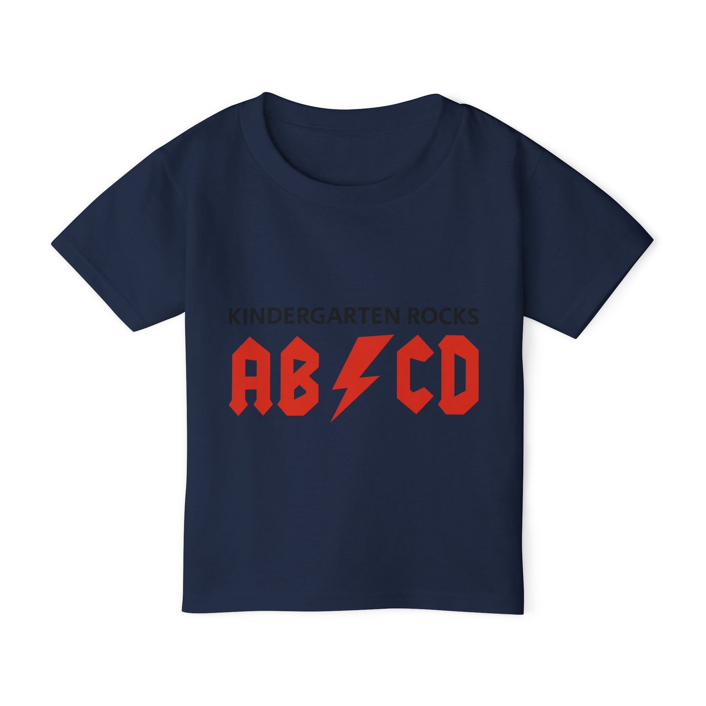 Kindergarten Rocks Toddler T-Shirt — AB/CD Lightning Graphic