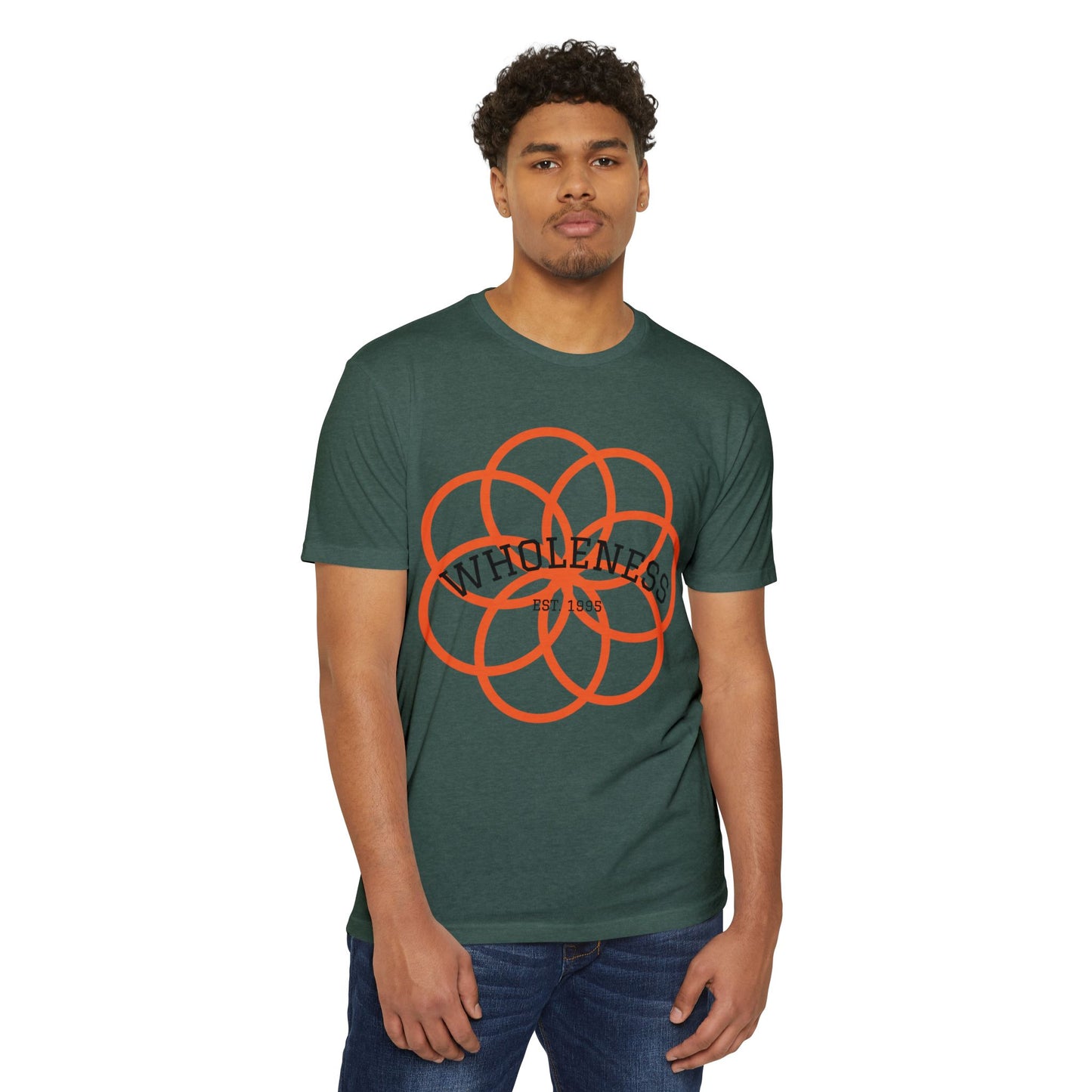 Wholeness Flower Graphic T-Shirt — Mindfulness Wellness Tee