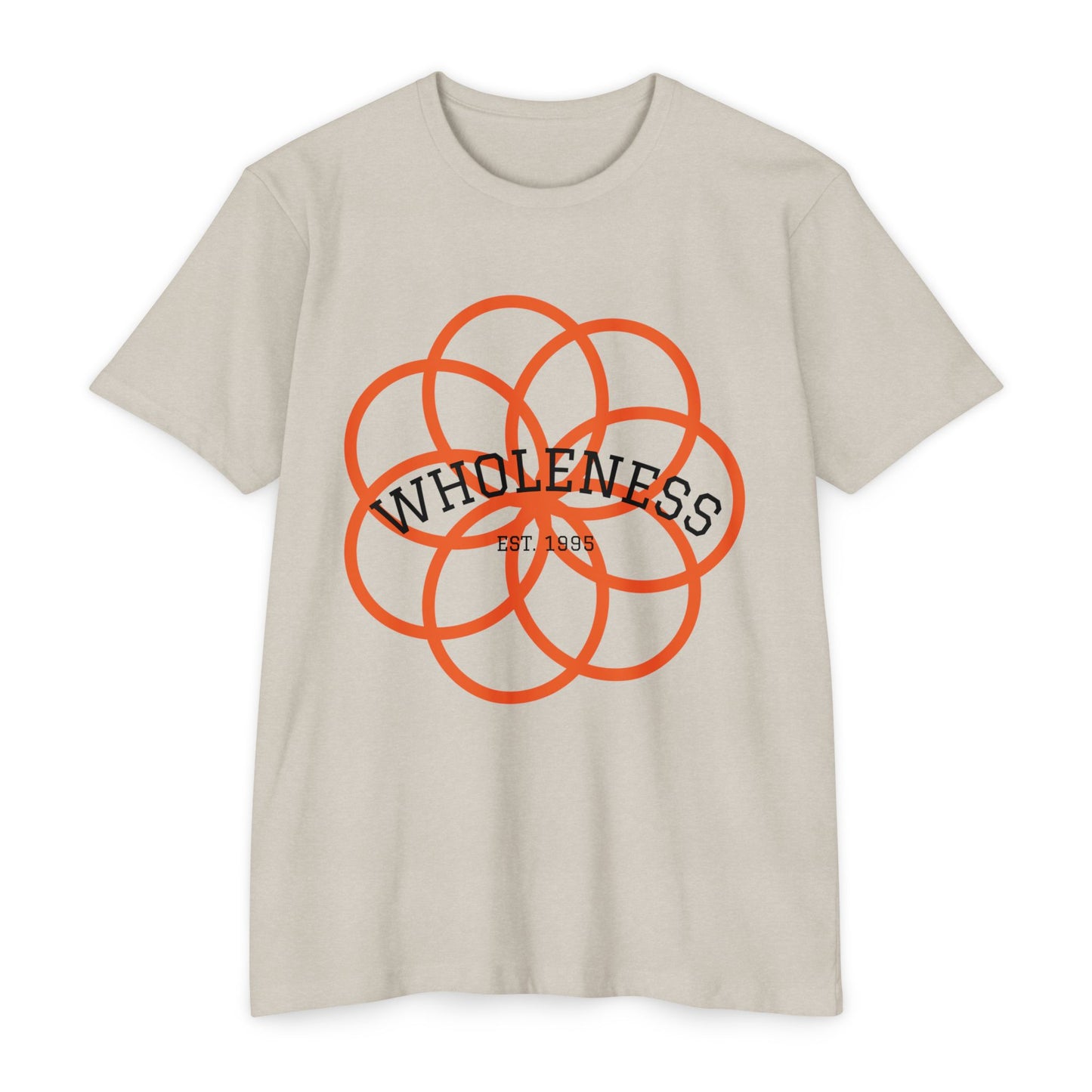 Wholeness Flower Graphic T-Shirt — Mindfulness Wellness Tee