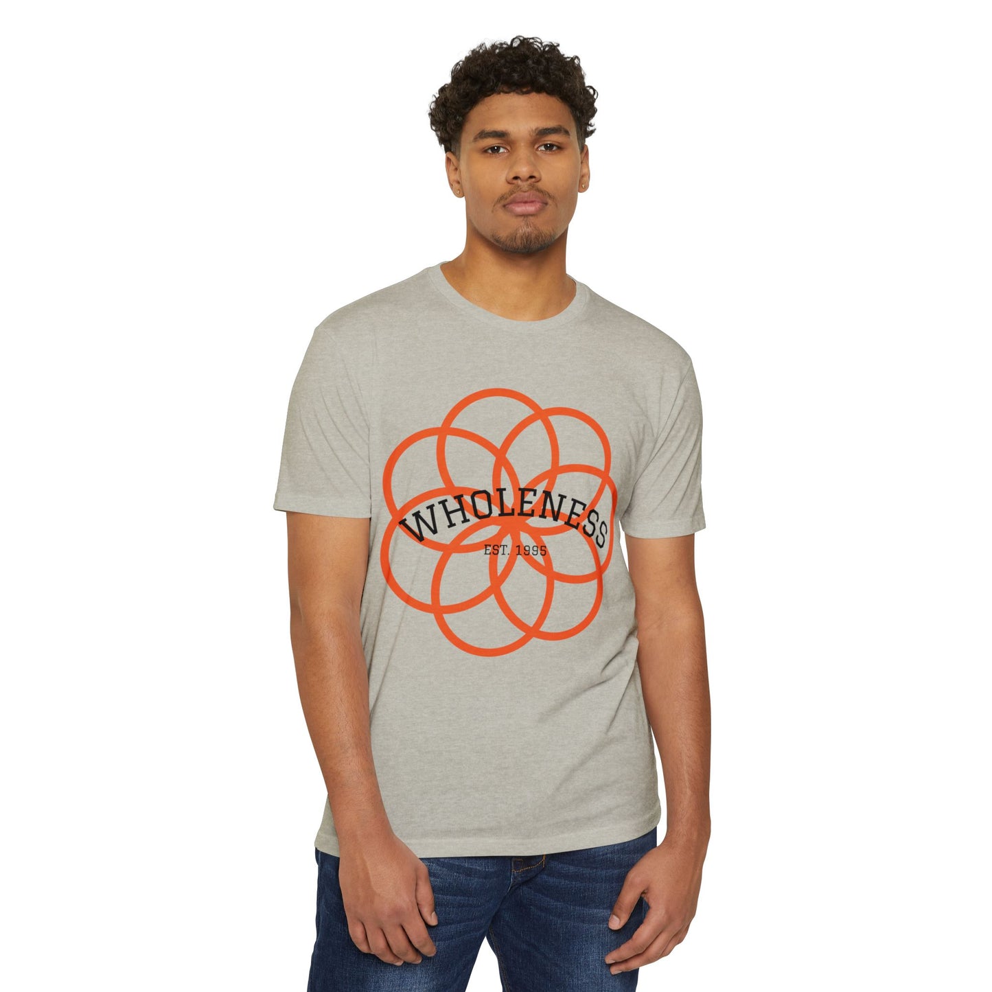 Wholeness Flower Graphic T-Shirt — Mindfulness Wellness Tee