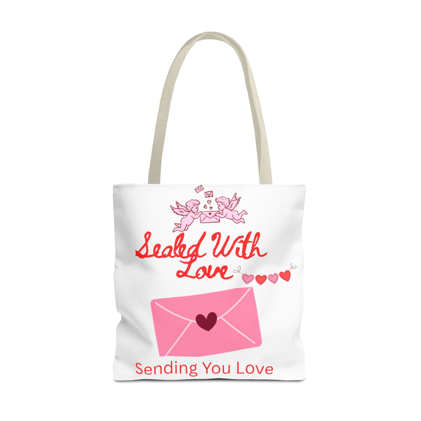Sealed With Love Tote Bag — 'Sending You Love' Valentine Gift Tote