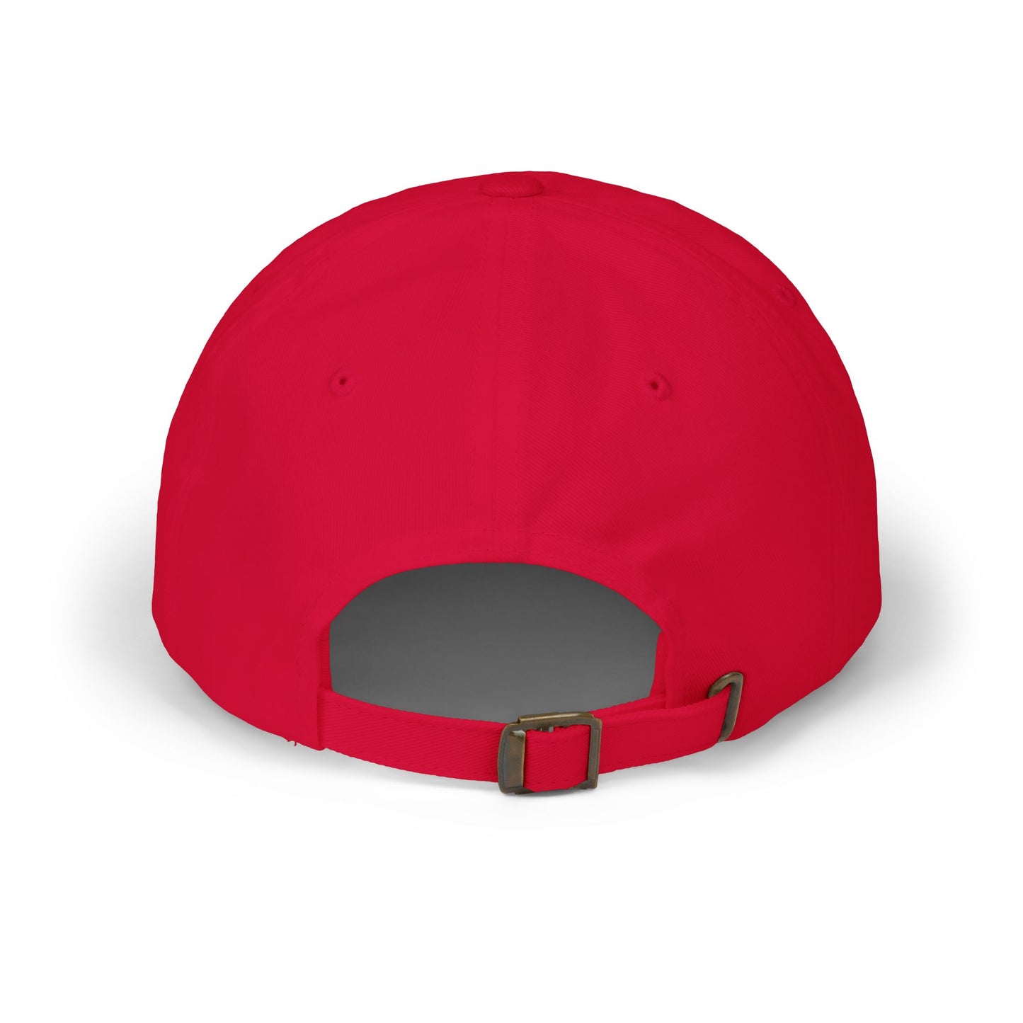 Classic Dad Cap — Minimal White Embroidered Baseball Hat