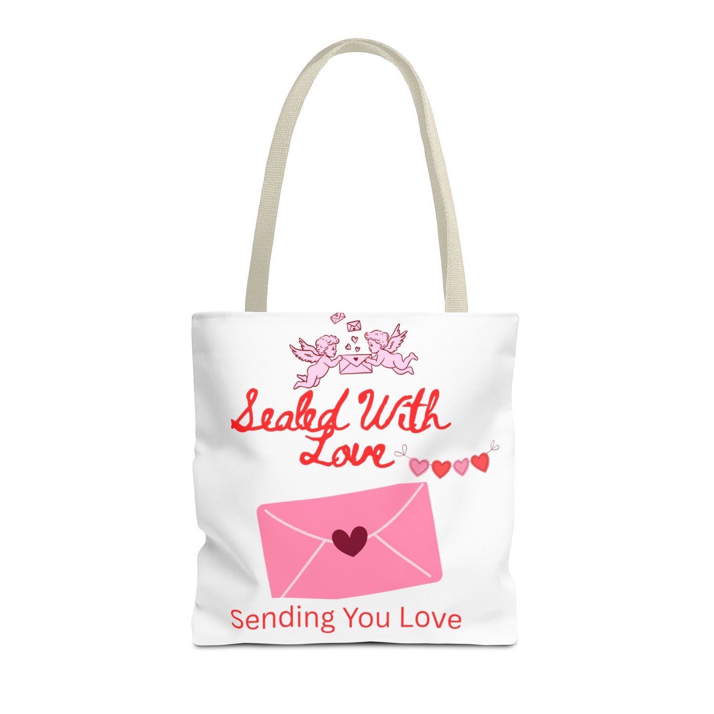 Sealed With Love Tote Bag — 'Sending You Love' Valentine Gift Tote