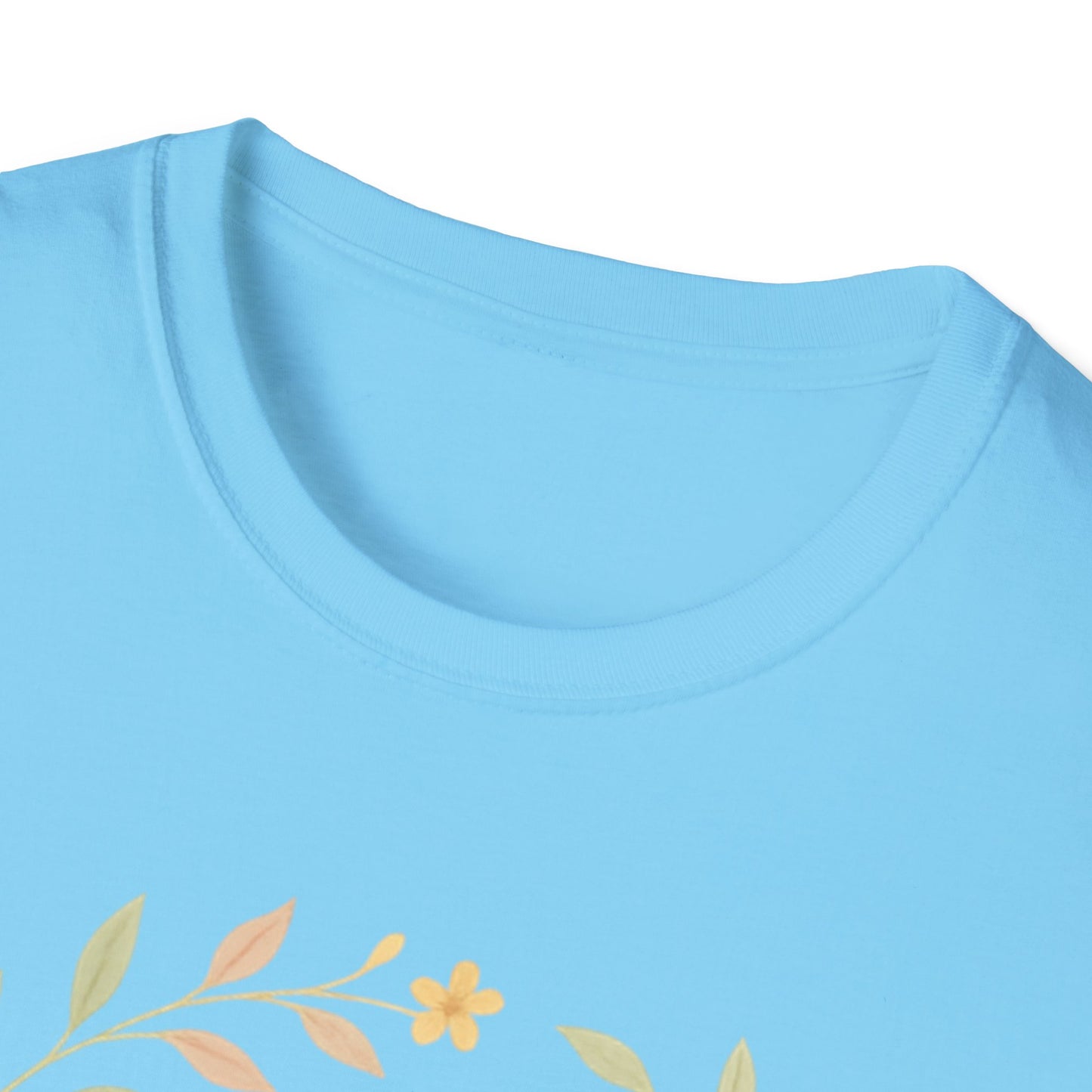 + 1 Rooted in Christ Unisex T-Shirt, Faith-Based Apparel, Inspirational Clothing, Christian Gift, Casual Everyday Wear, Blooming in Love