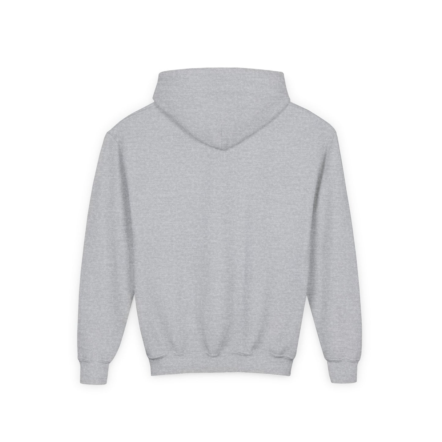 Kids Cute Cat Hoodie — Playful White Cat with Yarn Graphic