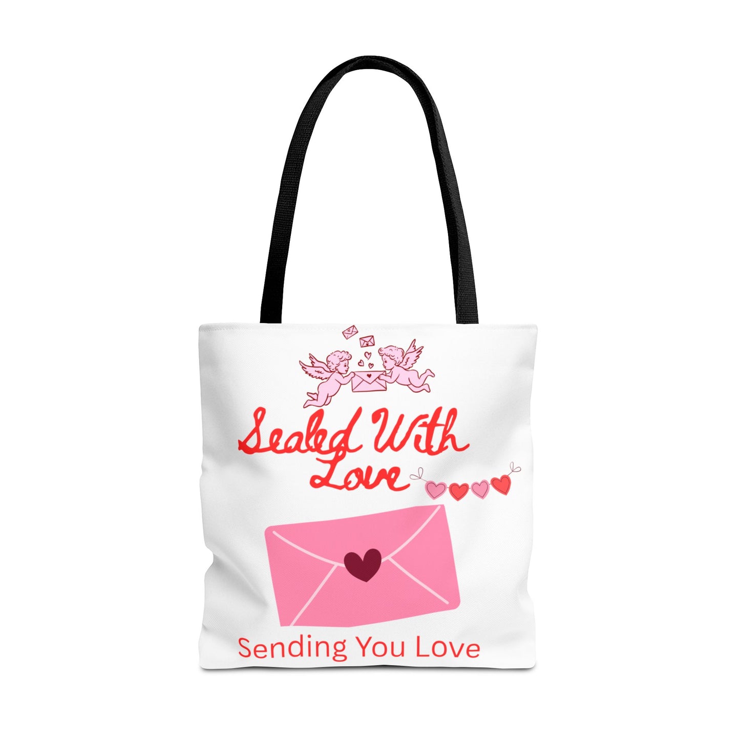 Sealed With Love Tote Bag — 'Sending You Love' Valentine Gift Tote