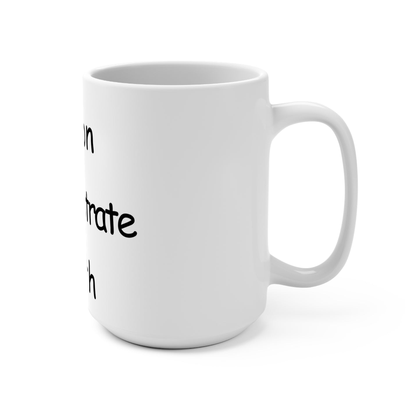 Action Demonstrate Faith Mug — Inspirational 15oz Christian Coffee Cup