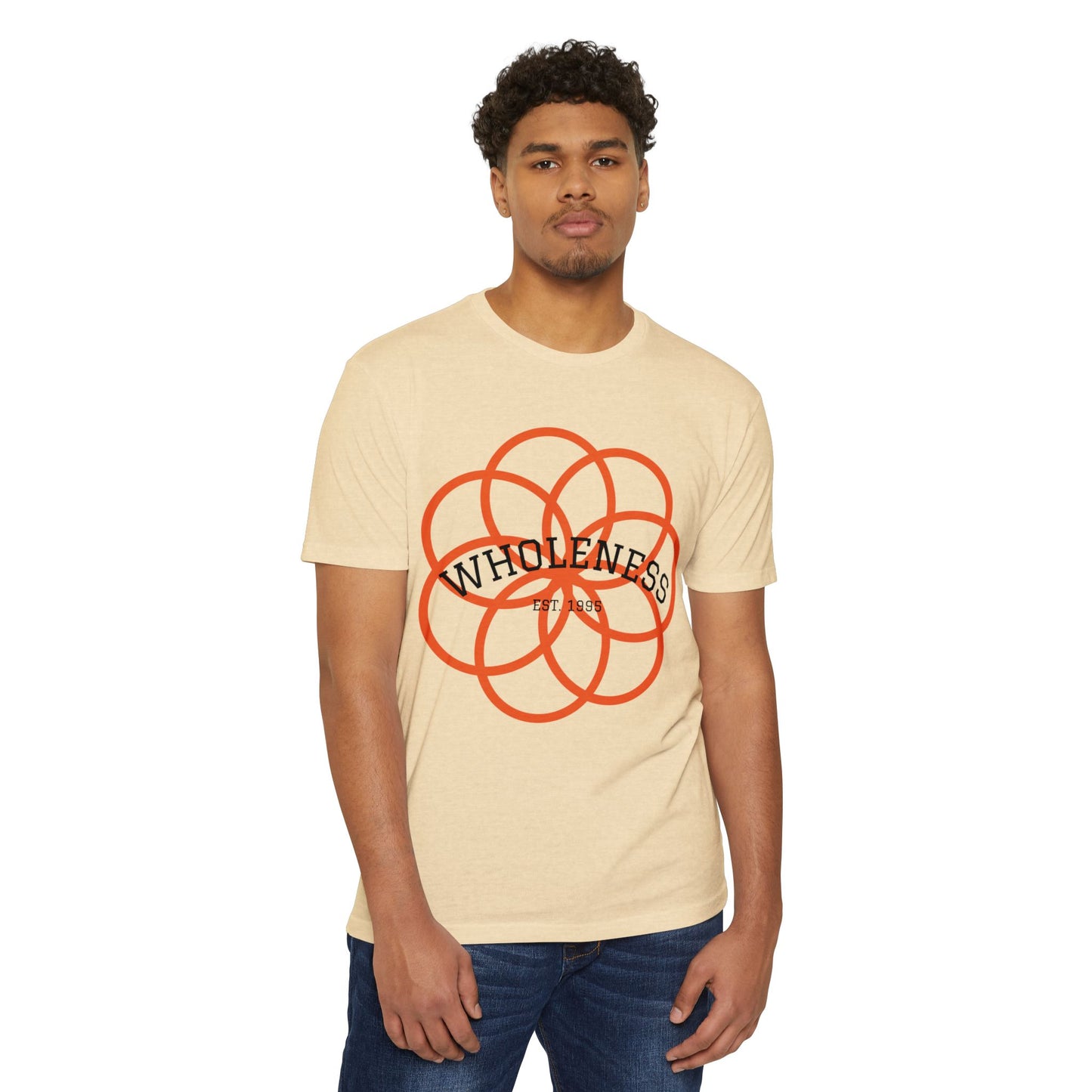 Wholeness Flower Graphic T-Shirt — Mindfulness Wellness Tee