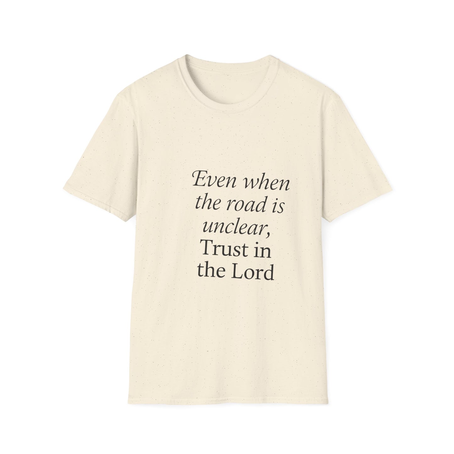 + 1 Uplifting Inspirational Trust in the Lord Unisex T-Shirt, Faith Tee for Daily Wear, Gift for Religious Occasions, Uplifting Christian Shirt, Perfect