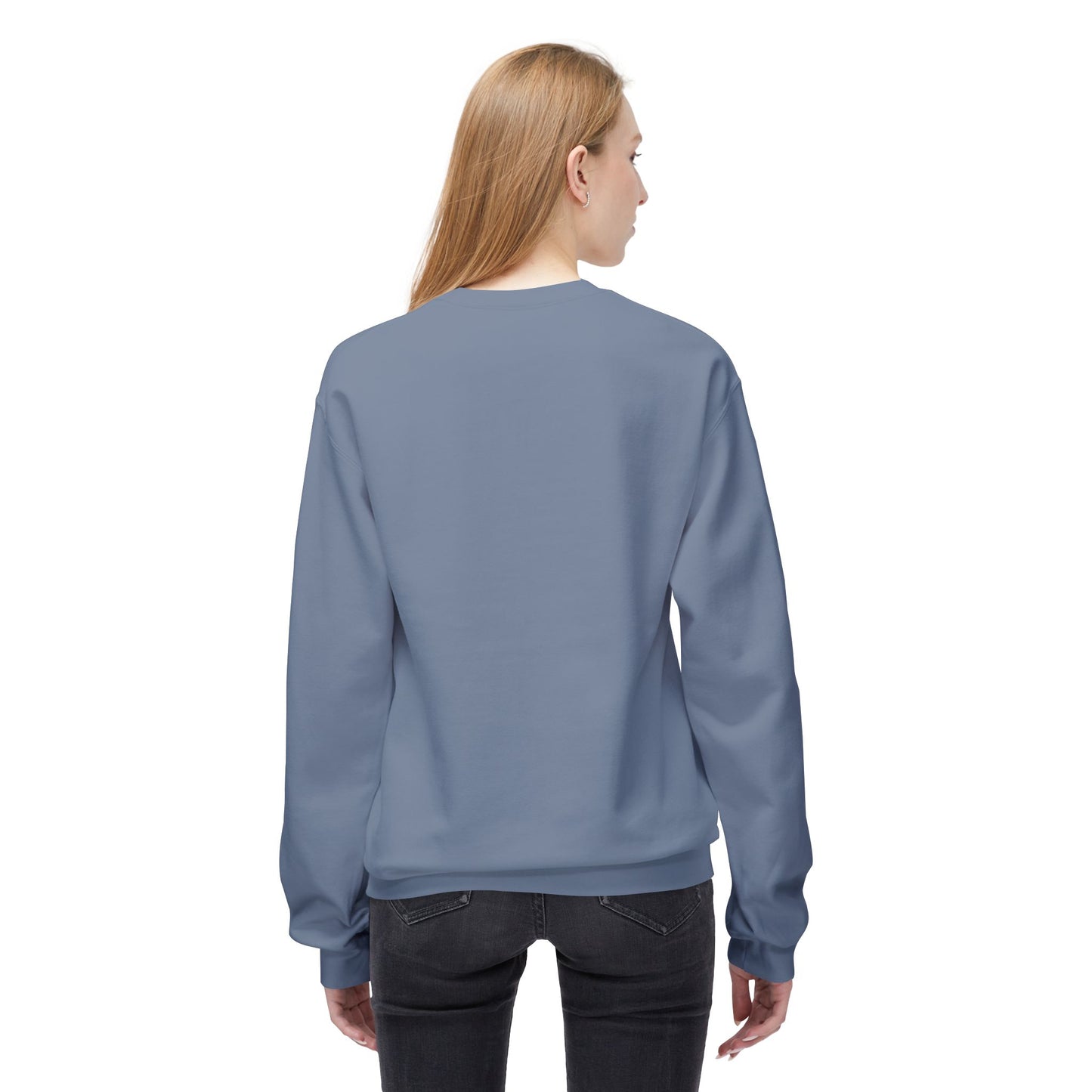 Faith- Crewneck Sweatshirt — “What You Focus On Grows, What You Track Improves” Motivational Crewneck