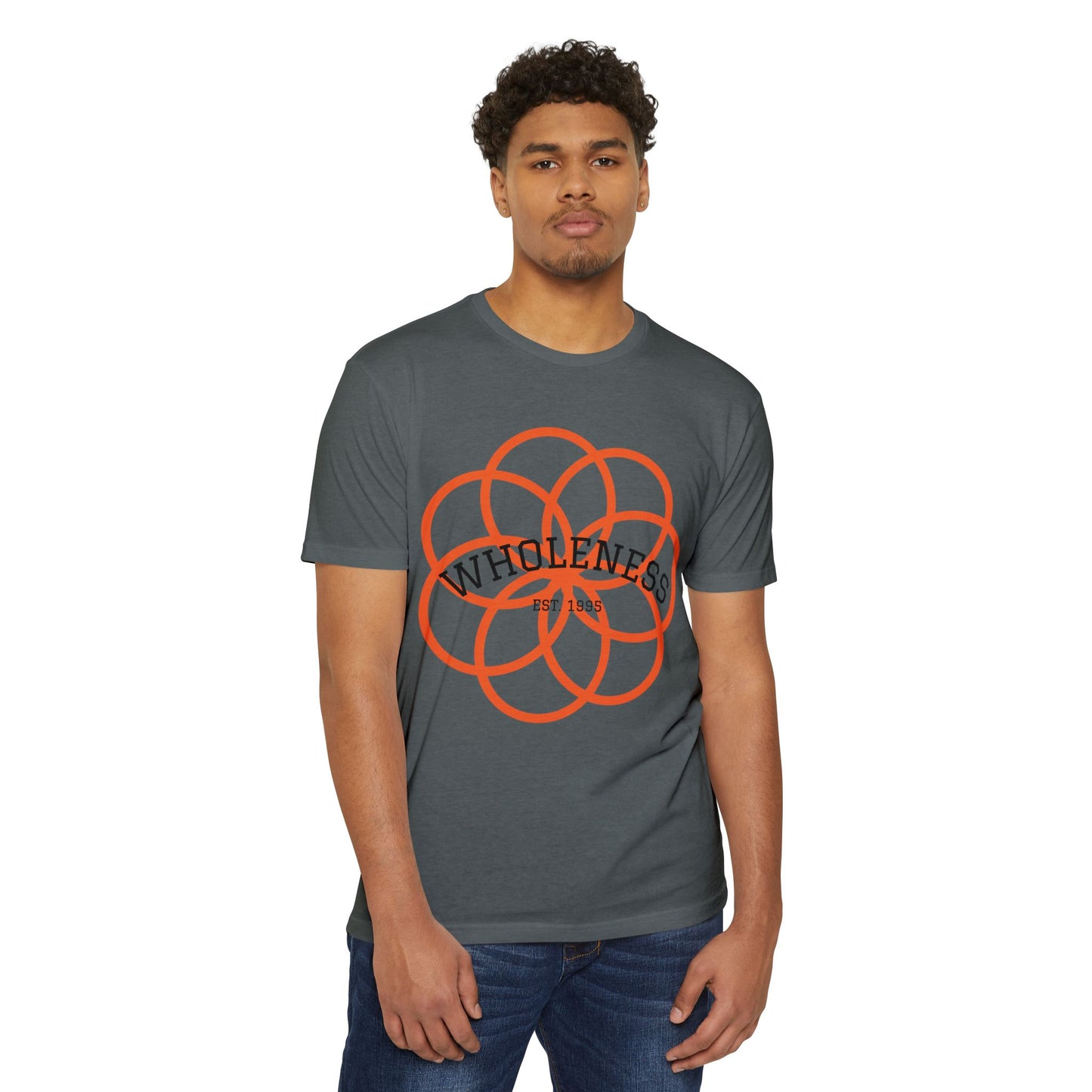 Wholeness Flower Graphic T-Shirt — Mindfulness Wellness Tee
