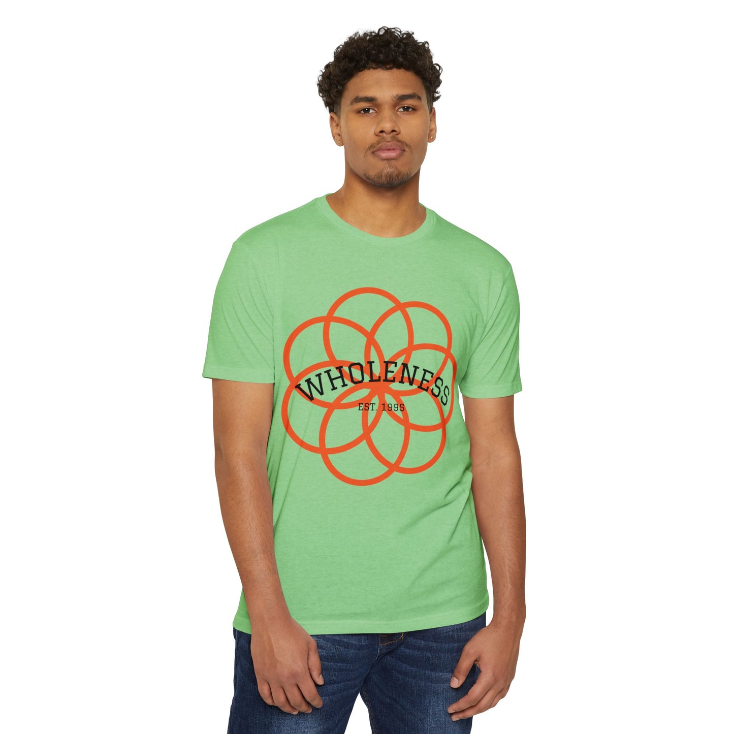 Wholeness Flower Graphic T-Shirt — Mindfulness Wellness Tee