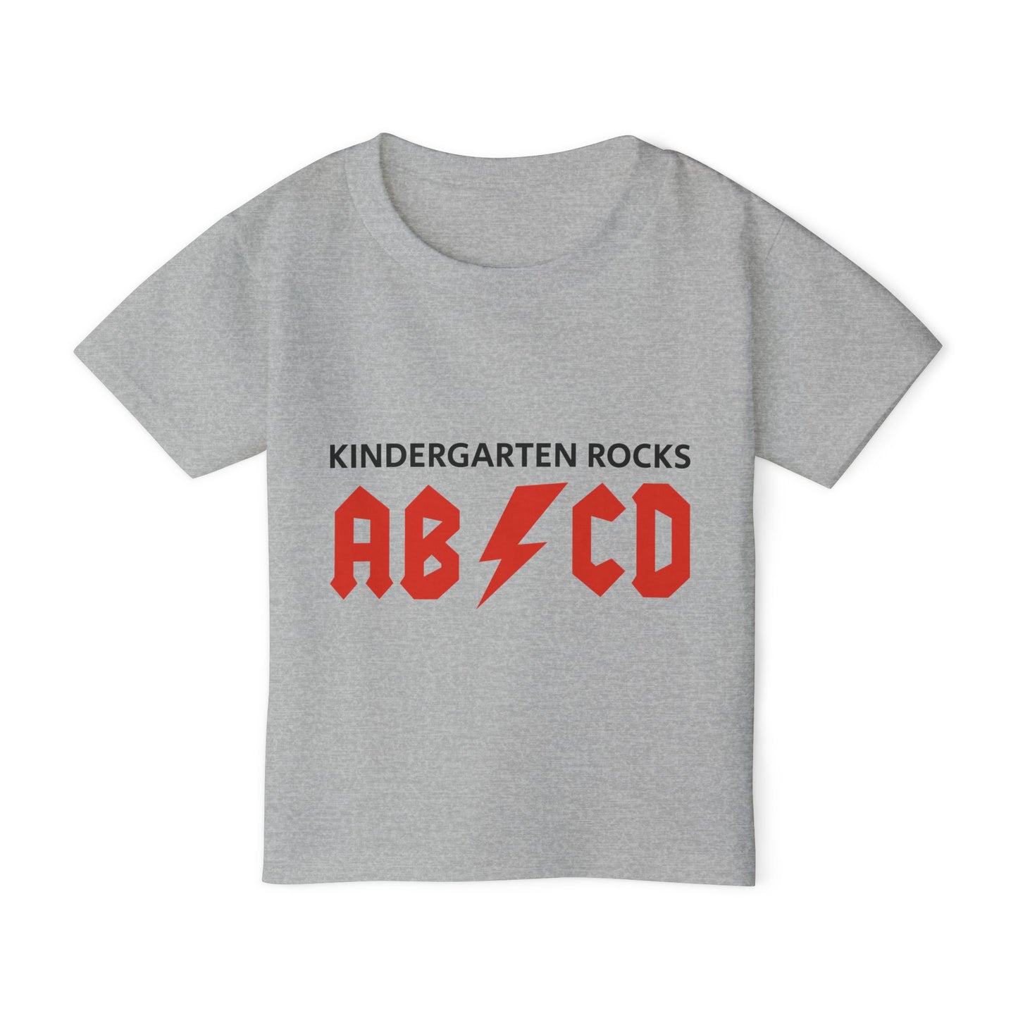 Kindergarten Rocks Toddler T-Shirt — AB/CD Lightning Graphic