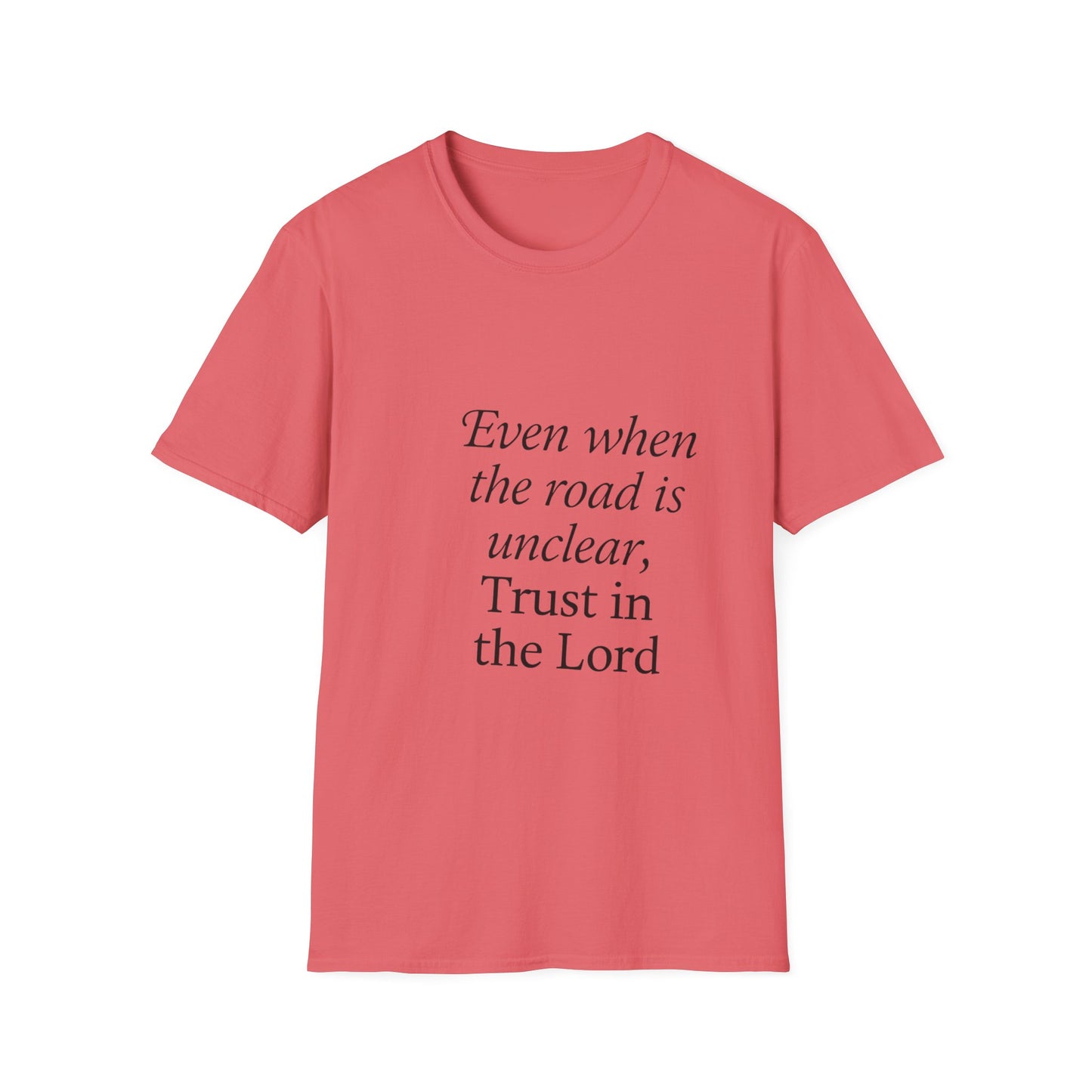 + 1 Uplifting Inspirational Trust in the Lord Unisex T-Shirt, Faith Tee for Daily Wear, Gift for Religious Occasions, Uplifting Christian Shirt, Perfect