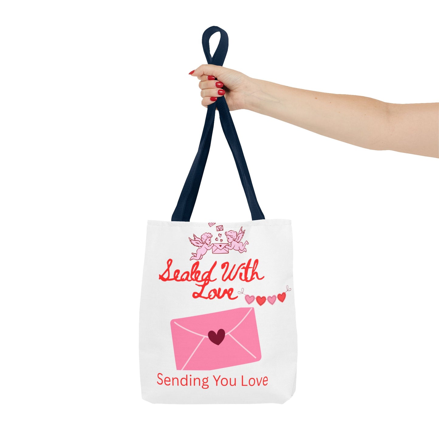 Sealed With Love Tote Bag — 'Sending You Love' Valentine Gift Tote